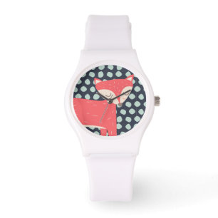 Retro Fox Armbanduhr