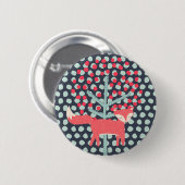 Retro Fox Button (Vorne & Hinten)