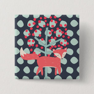 Retro Fox Button