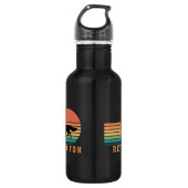 Retro Fox Edelstahlflasche (Vorderseite)