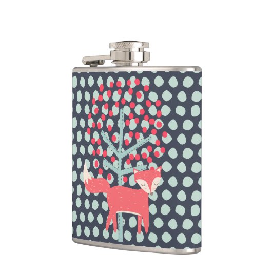 Retro Fox Flachmann (Links)