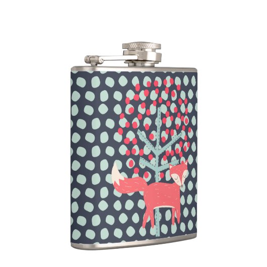 Retro Fox Flachmann (Rechts)