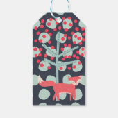 Retro Fox Geschenkanhänger (Vorderseite)