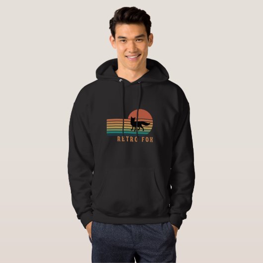 Retro Fox Hoodie (Vorne ganz)