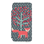 Retro Fox Incipio iPhone Geldbeutel-Hülle (Folio Vorderseite)