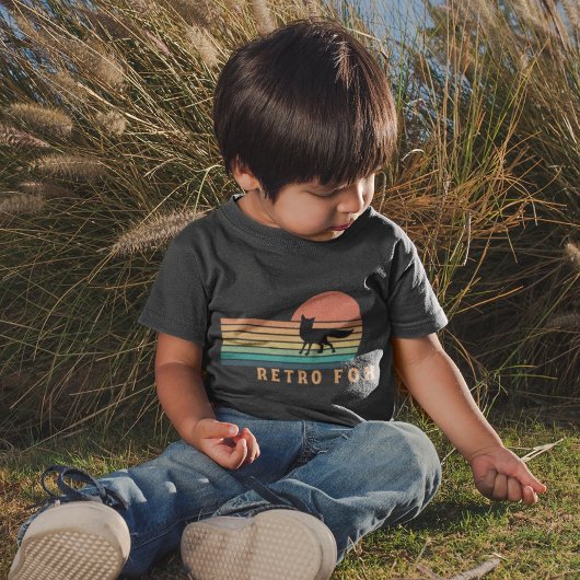 Retro Fox Kleinkind T-shirt