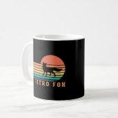 Retro Fox Kleinkind T - Shirts Kaffeetasse (Vorderseite Links)