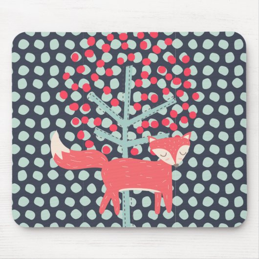 Retro Fox Mousepad (Vorne)