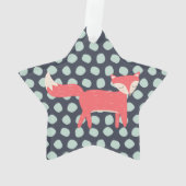 Retro Fox Ornament (Rückseite)