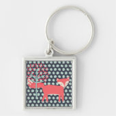 Retro Fox Schlüsselanhänger (Vorne)