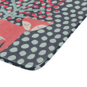 Retro Fox Schneidebrett (Ecke)