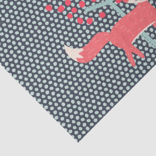 Retro Fox Seidenpapier (Ausschnitt)