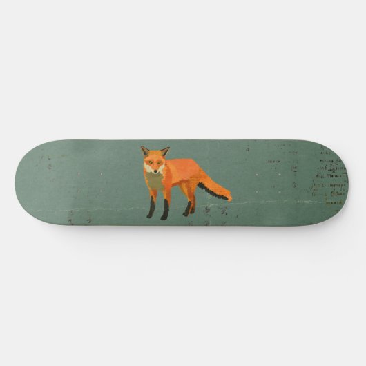Retro Fox Skateboard (Horizontal)