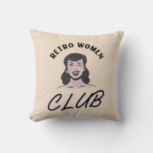 RETRO FRAMAN CLUB VINTAGEN VIBE PILLOWS DER 1950ER KISSEN