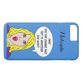 RETRO FRAMAN mit IHREM TEXT, benutzerdefinierte Te Case-Mate iPhone Hülle (Rückseite (Horizontal))