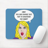 RETRO FRAMAN Zollmousepad Mousepad (Mit Mouse)