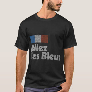 Retro France Soccer Shirt 2018 Französische Flagge