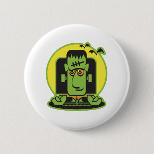 Retro-Frankfurenstein-Design Button