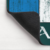 Retro-Frankreich-Flagge-Mauspad Mousepad (Ecke)