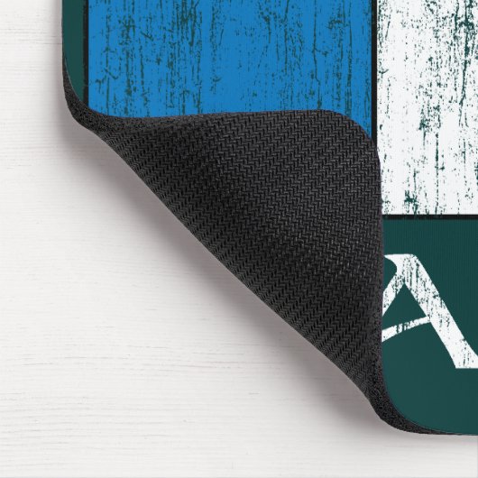 Retro Frankreich-Flagge mousepad (Ecke)