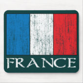 Retro Frankreich-Flagge mousepad (Vorne)