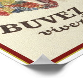 Retro-französisches Poster (Ecke)