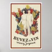 Retro-französisches Poster (Vorne)