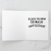 RETRO FRAU BESTIE BIRTHDAY FUNNY CARDS KARTE (Innenseite)