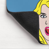 RETRO-FRAU individuelles Mauspad (Ecke)