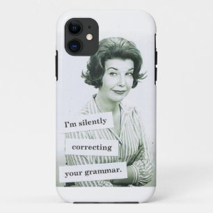 Retro Frau iPhone 5 Fall, Grammatik-Lehrer Case-Mate iPhone Hülle