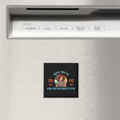 Retro Frau Lumberjack 2 Fafo 2025 Magnet (In Situ (Geschirrspüler))
