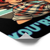 Retro Frau Lumberjack 2 Fafo 2025 Poster (Ecke)