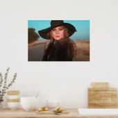 Retro-Frau Poster (Küche)