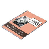 Retro Frauen am Telefon, Drama Notizblock (Linke Seite)