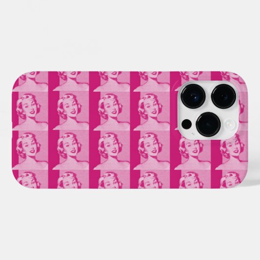 Retro Frauen Case-Mate iPhone Hülle (Rückseite (Horizontal))