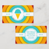 Retro FREE ICE CREAM CONE Coupon (Vorne/Hinten)
