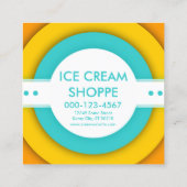 Retro FREE ICE CREAM CONE Coupon (Rückseite)
