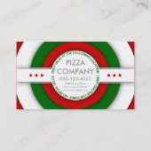 Retro FREE PIZZA SLICE Gutschein Rabattkarte (Rückseite)