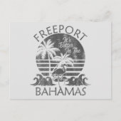 Retro Freeport Bahamas Postcard Ausflug Kreuzfahrt Postkarte (Vorderseite)