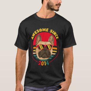 Retro French Bulldog Phantastisch seit 20 Jahren T-Shirt