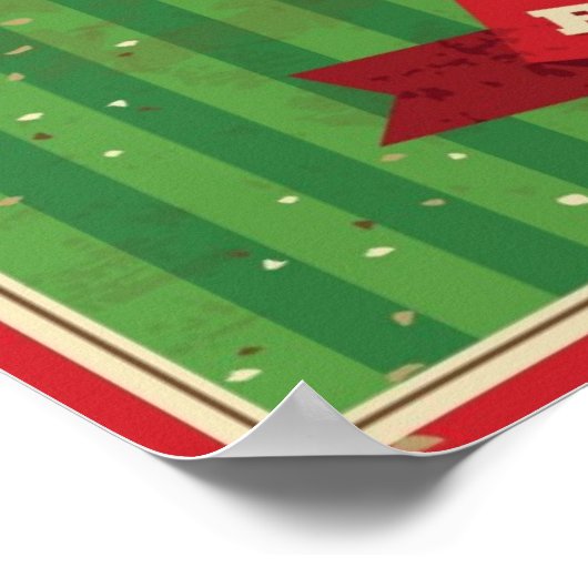 Retro Fresh Poster Design (Ecke)