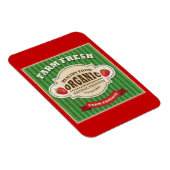 Retro Fresh Poster Design Magnet (Rechte Seite)