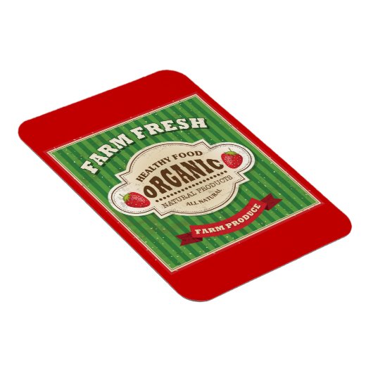 Retro Fresh Poster Design Magnet (Rechte Seite)