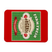 Retro Fresh Poster Design Magnet (Horizontal)