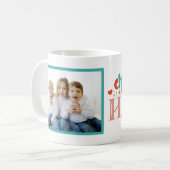 Retro Freude Kaffeetasse (Vorderseite Links)