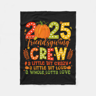 Retro-Freundes-Dankfest-Gruppe 2025 Thanksgiving-G Fleecedecke