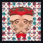 Retro Frida Kahlo Surreal Sugar Skull Muster Poster<br><div class="desc">Dieses bunte Frida Kahlo Surreal Sugar Skull Pattern Design ist für den Musikliebhaber in Ihrem Leben. Die tolle Aussicht auf T - Shirt, Taschen, Sticker, Grußkarten und vieles mehr. Ideal für alle Musikliebhaber, kann es auch als Geburtstag- oder Weihnachtsgeschenk an Ihren besten Freund, Verwandten, Freund oder Freundin gegeben werden. Bestellen...</div>