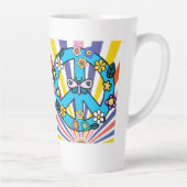 Retro-Friedenszeichen Milchtasse (Rechts)