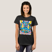 Retro-Friedenszeichen T-Shirt (Vorne ganz)
