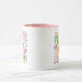 Retro Friends Not Food, Vegan Tasse (Zentrum)